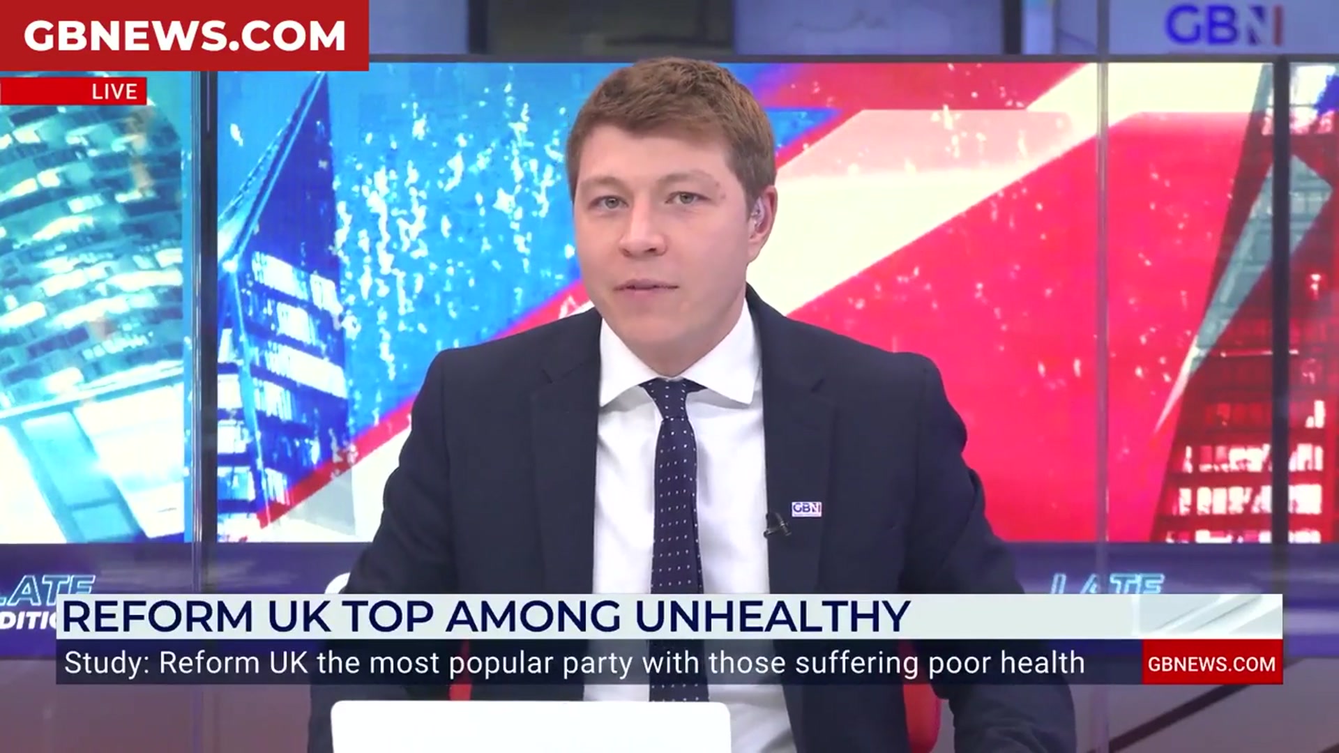'Video thumbnail for WATCH: Study claiming Reform voters are 'poorer in health' branded 'demeaning' to Britons'