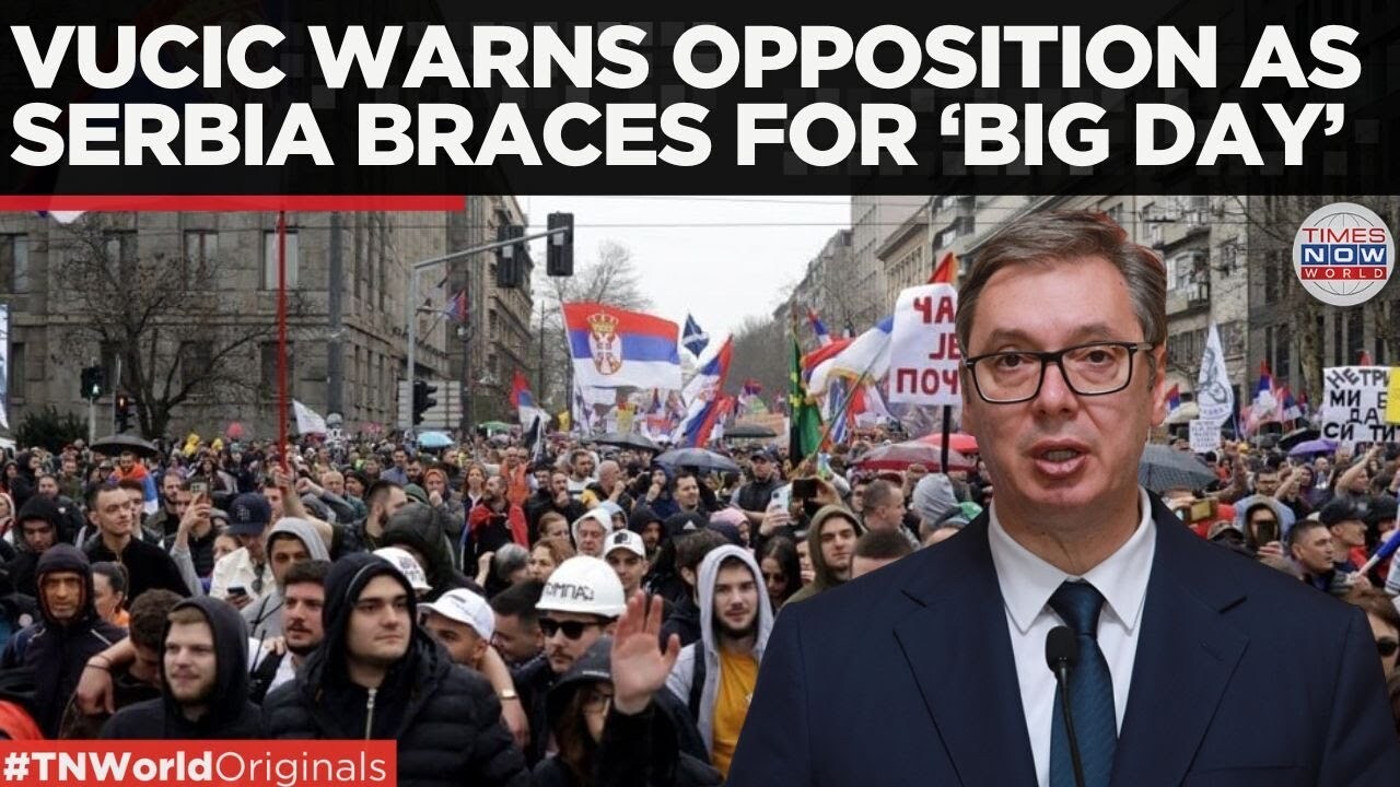 Video thumbnail for Vucic vs Opp In Showdown Over Protests, Serbia's Prez Accuses West of Inciting ‘Colour Revolution’
