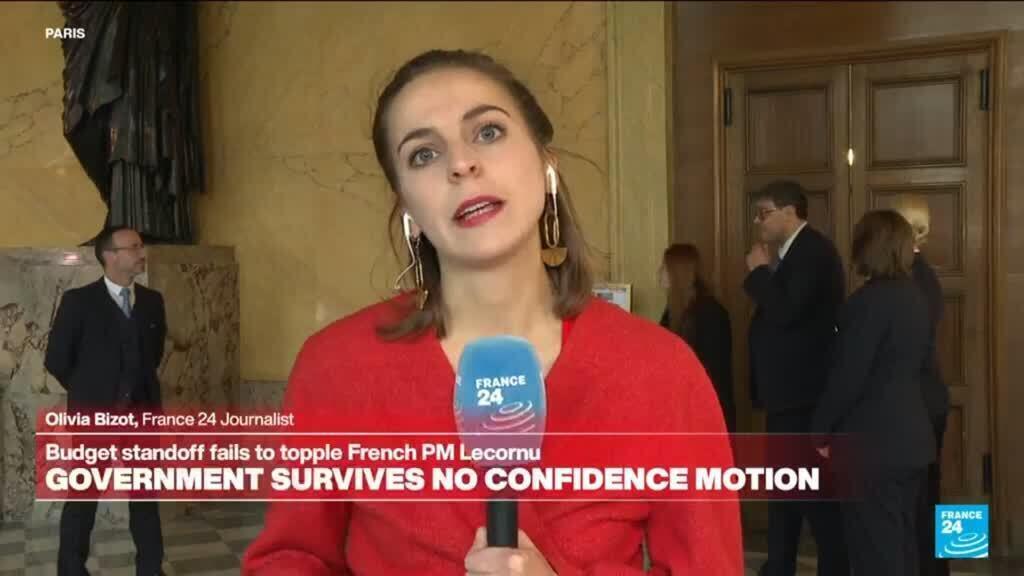 Video thumbnail for French PM survives no-confidence motions