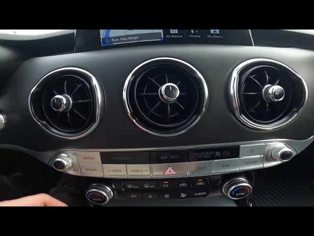 Video thumbnail for How to Change Airflow Temperature in Kia Stinger ( 2017 – now )