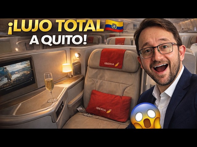 Video thumbnail for De Madrid a Quito en BUSINESS 😱 | Iberia A350