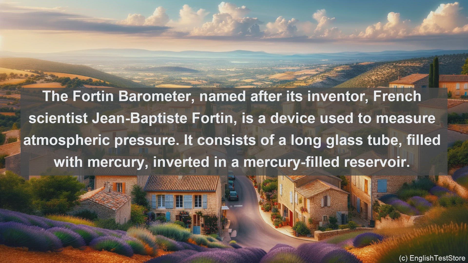'Video thumbnail for Fortin barometer in science  definition and examples'