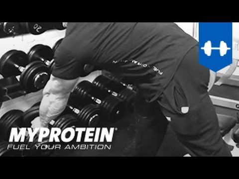 Video thumbnail for How to Perform a Dumbbell Row with Daz Ball by Myprotein