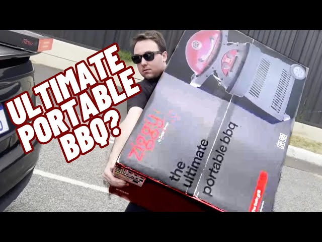 Video thumbnail for Ziggy Twin Grill  BBQ Unboxing: The Ultimate Portable BBQ (About That ..)