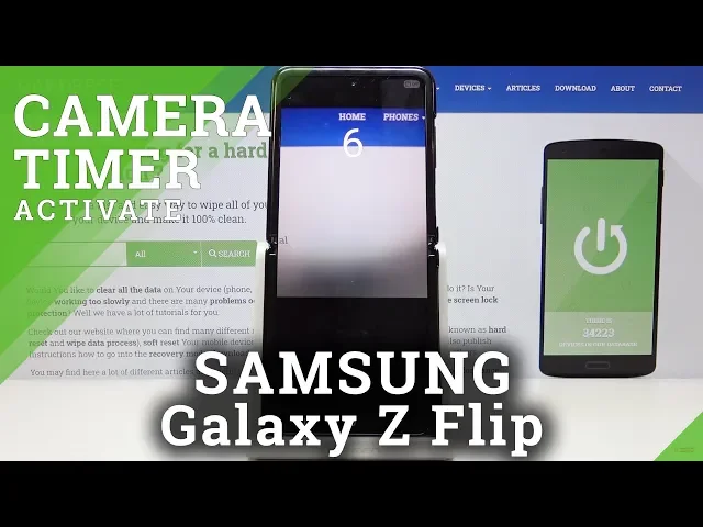 Video thumbnail for How to Activate Camera Timer in SAMSUNG Galaxy Z Flip – Camera Countdown