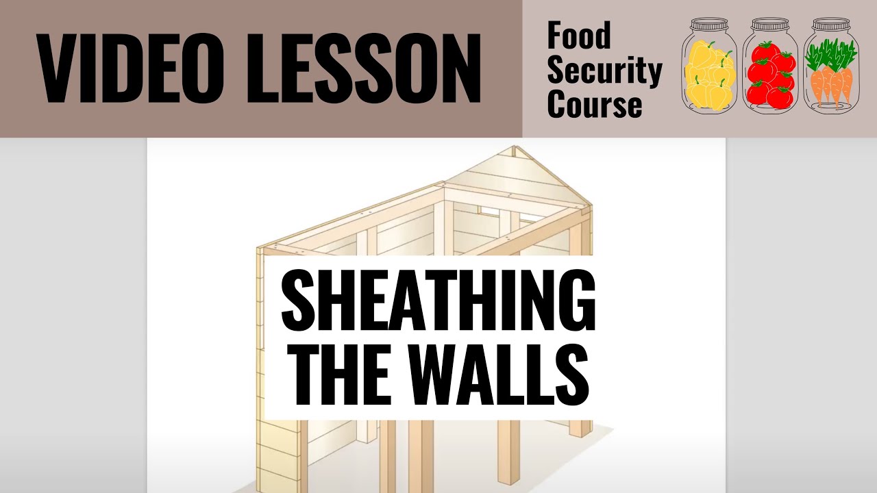 Video thumbnail for VIDEO   SHEATHING THE WALLS
