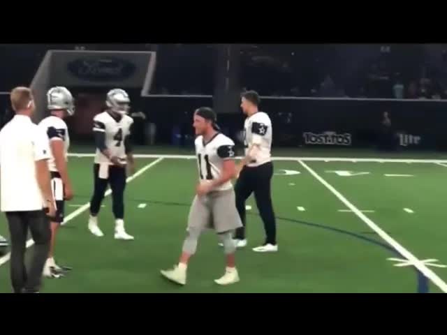 Video thumbnail for law nation sports: dak prescott & mike white crossbar challenge!