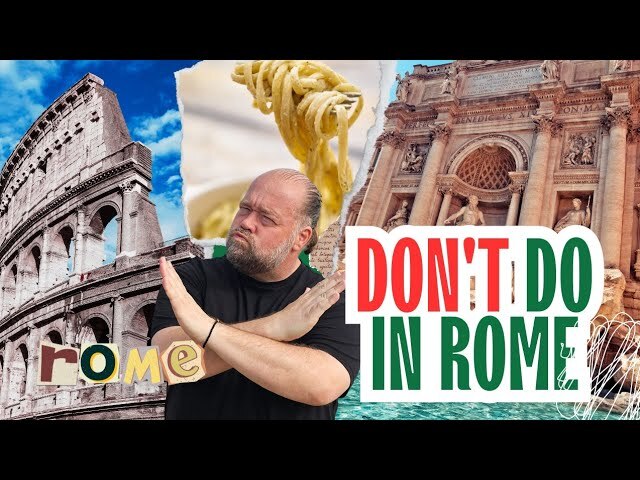 Video thumbnail for Don't Be THAT Tourist in Rome: 5 Things Tourists Do That Locals Can't Stand