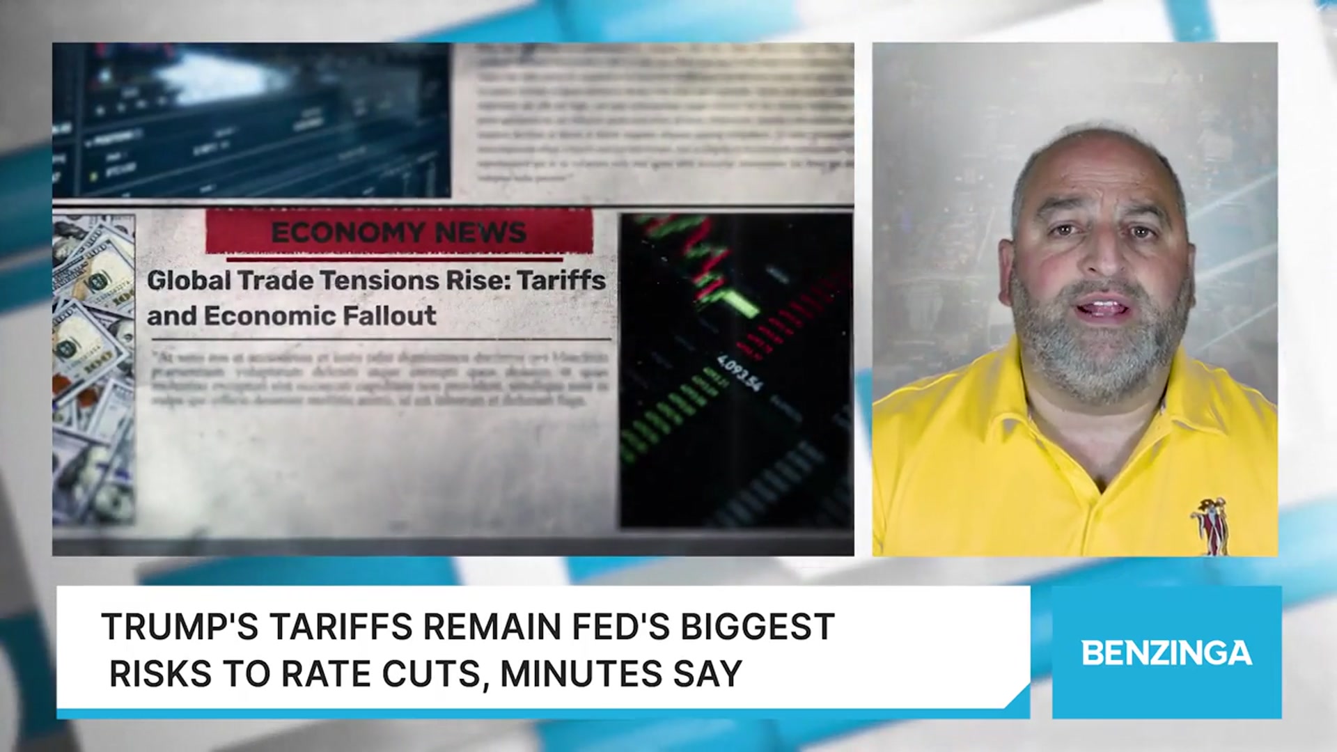 'Video thumbnail for Trump's Tariffs Remain Fed's Biggest Risks To Rate Cuts, Minutes Say'