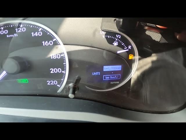 Video thumbnail for How to Change Units in Lexus CT ( 2010 – 2021 ) - Change Measure Units