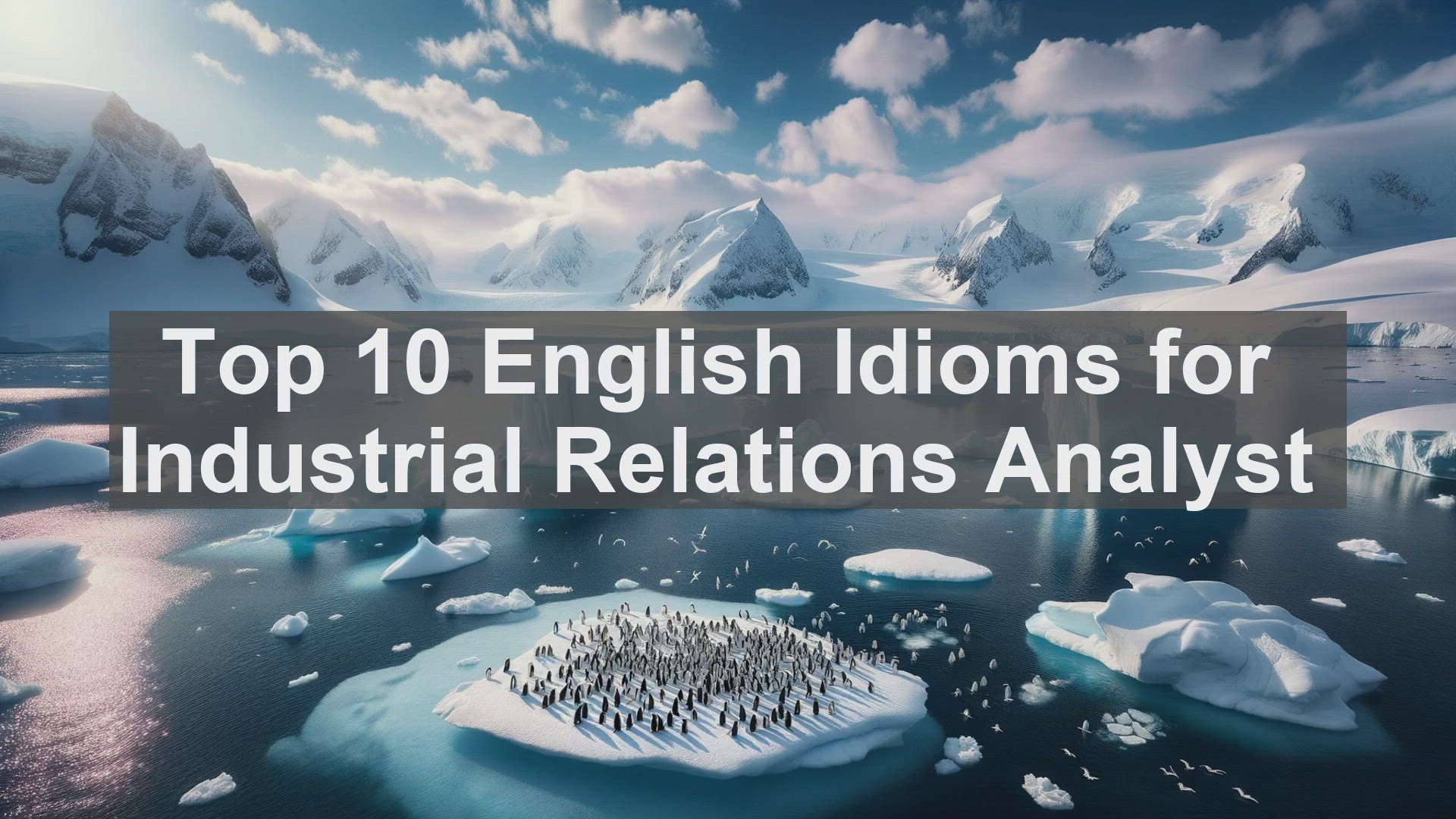 'Video thumbnail for Top 10 English Idioms for Industrial Relations Analyst'