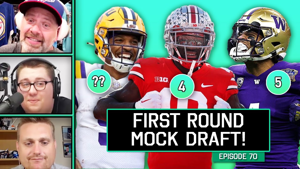Video thumbnail for 2024 FIRST ROUND NFL MOCK DRAFT (pt. 2)