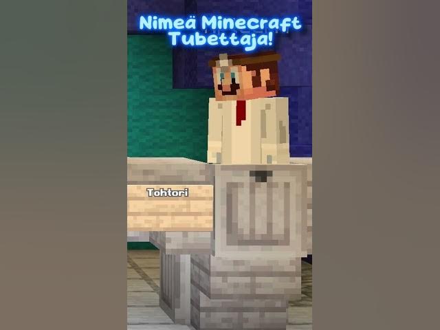 Video thumbnail for Onko Lakko Minecraft tubettaja?