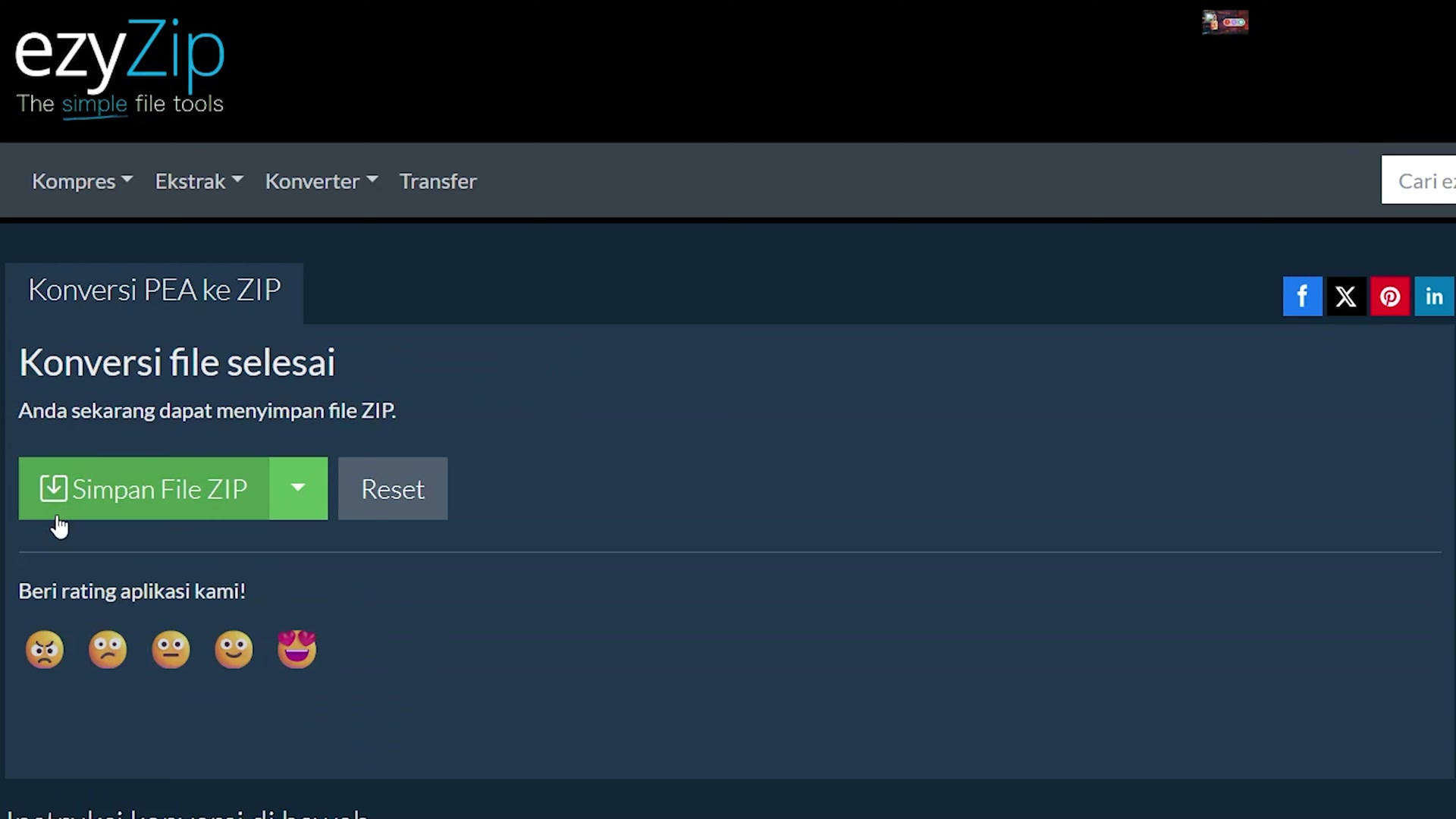 Video thumbnail for 📦 Cara Mengonversi PEA ke ZIP (Panduan Sederhana)