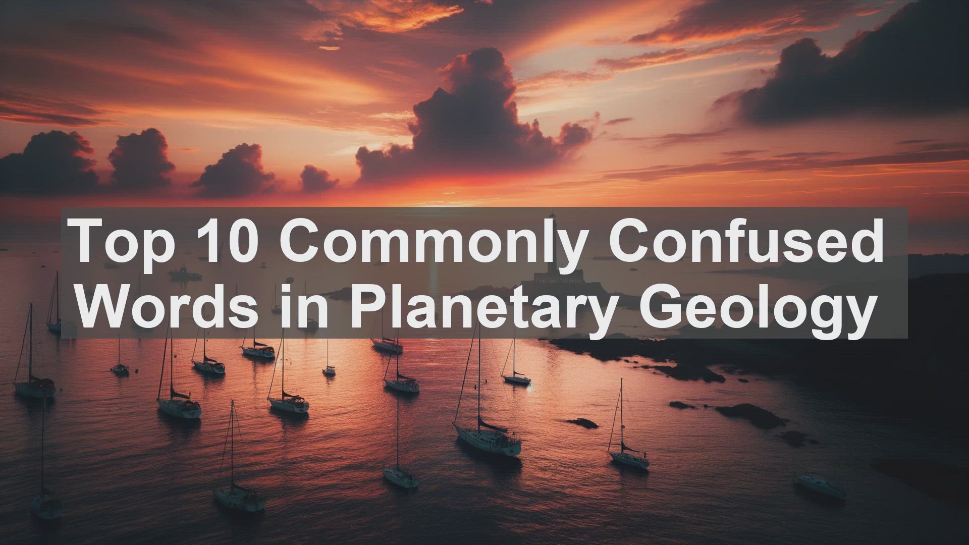 'Video thumbnail for Top 10 Commonly Confused Words in Planetary Geology'