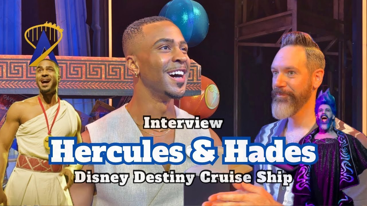 Video thumbnail for Hercules and Hades Interviews on the Disney Destiny