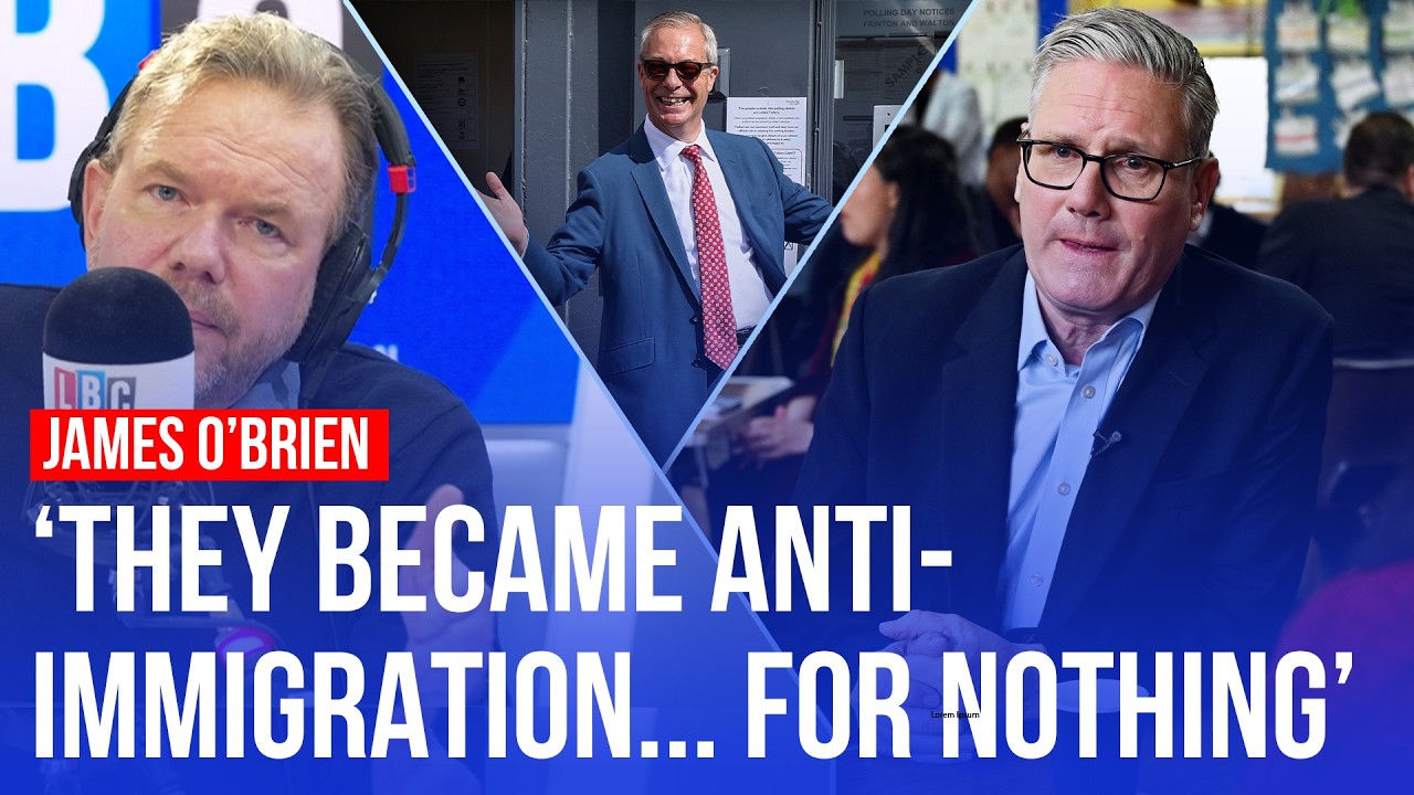 Video thumbnail for 'Starmer tried to outflank Farage... it backfired': James O'Brien