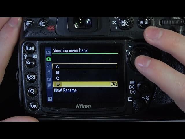 Video thumbnail for How To Change Shooting Menu Bank On NIKON D300