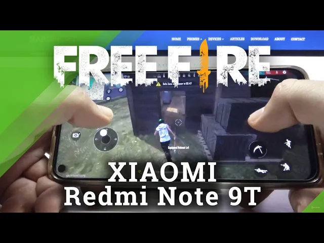 Video thumbnail for Garena Free Fire Gameplay on XIAOMI Redmi Note 9T - Android Game Review
