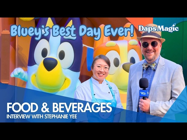 Video thumbnail for Food & Beverages of Bluey's Best Day Ever! | Mr. Daps Interviews Stephanie Yee 4K
