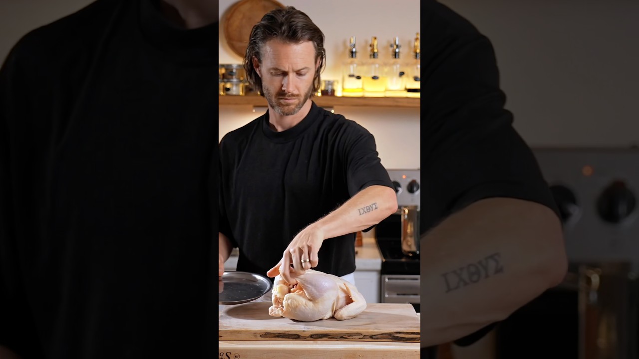 Video thumbnail for How to Break Down a Whole Chicken into Boneless Skinless Breasts