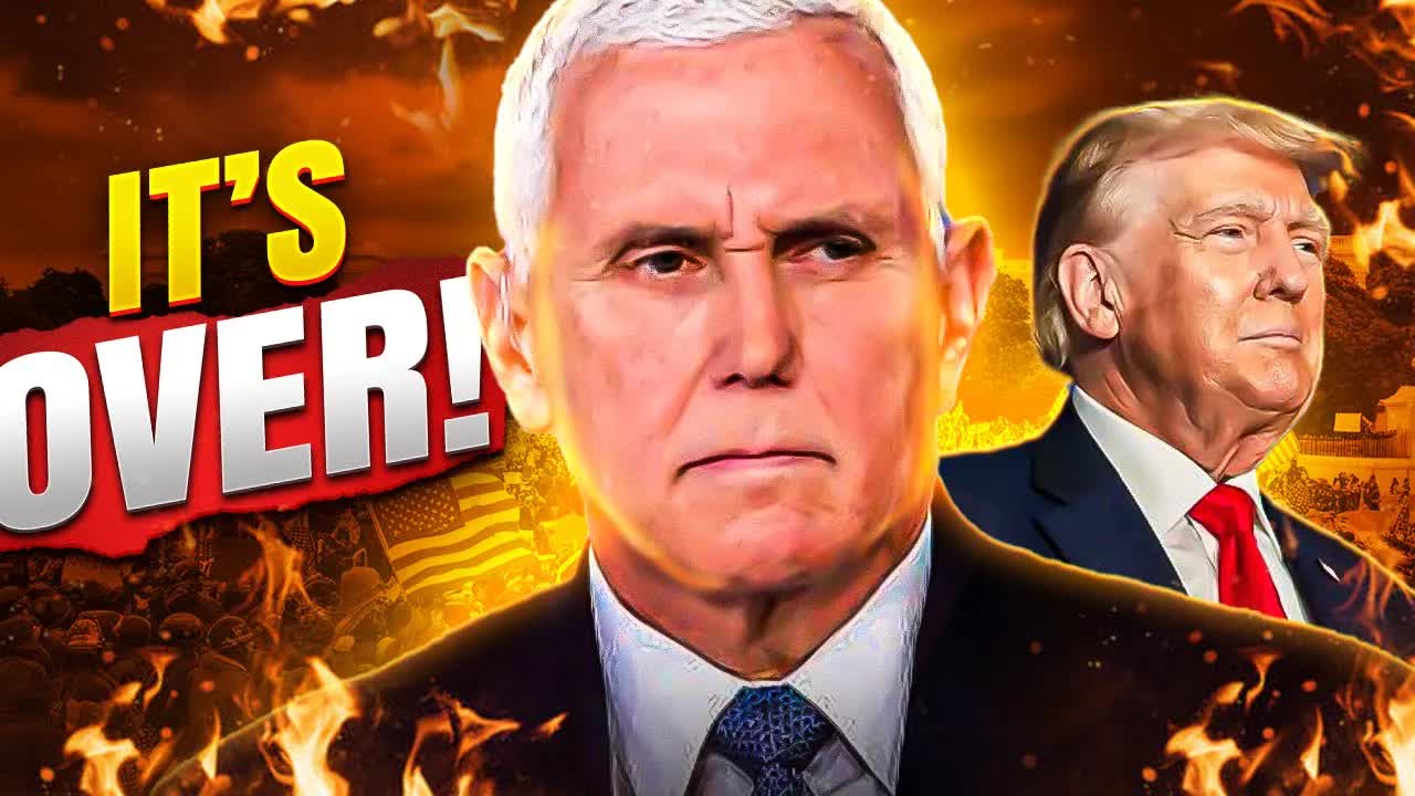 Video thumbnail for The Finance Zone: mike pence and donald trump feud heats up! 2024 election implications