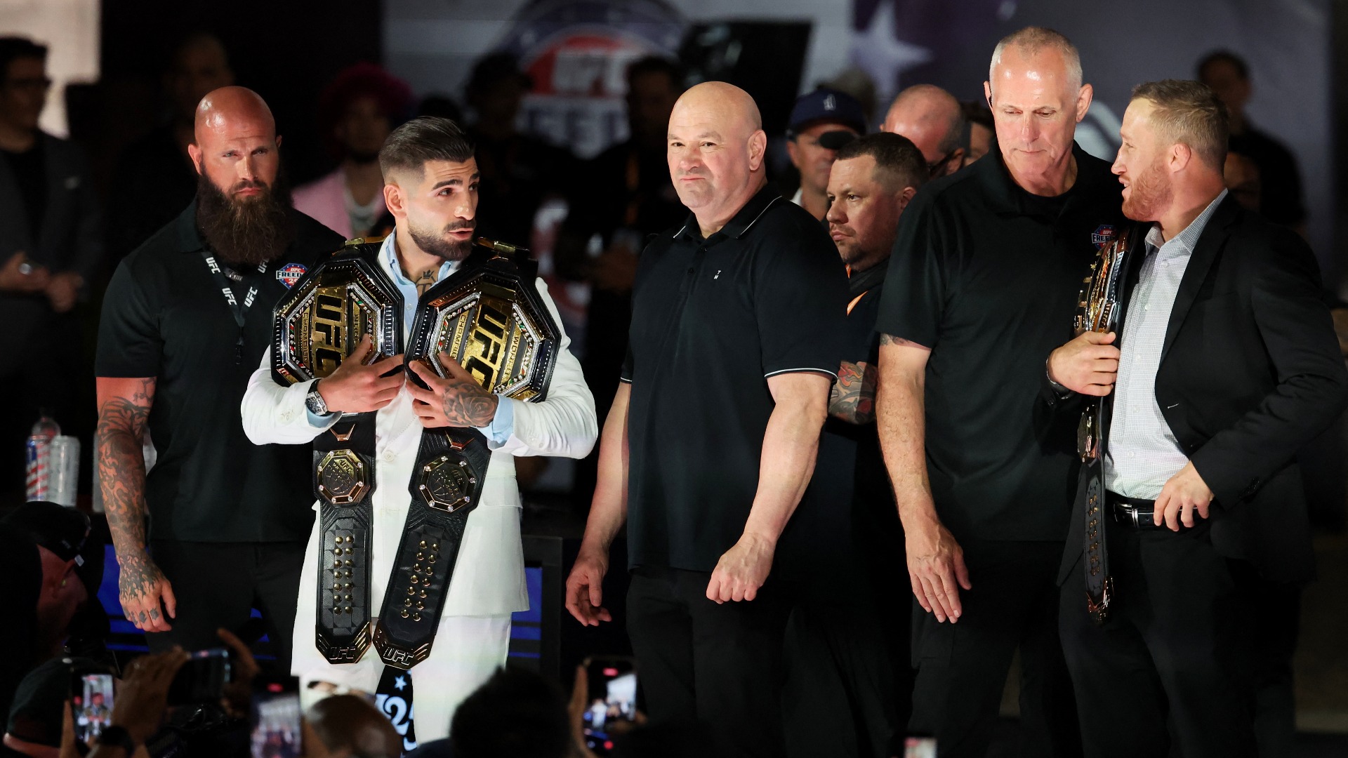 Video thumbnail for White House Prepares for Trump's UFC Freedom 250 Bash