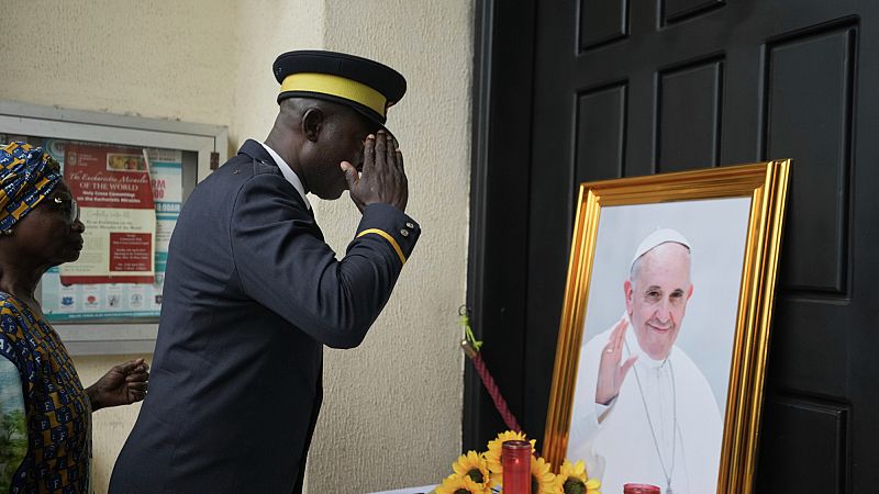 Video thumbnail for Catholic Archdiocese of Lagos holds a special mass to mourn Pope Francis