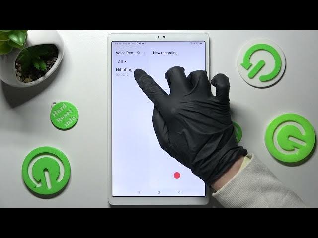 Video thumbnail for Samsung Galaxy TAB A7 Lite - How to Record Sounds | Audio / Ambient Sound Recording