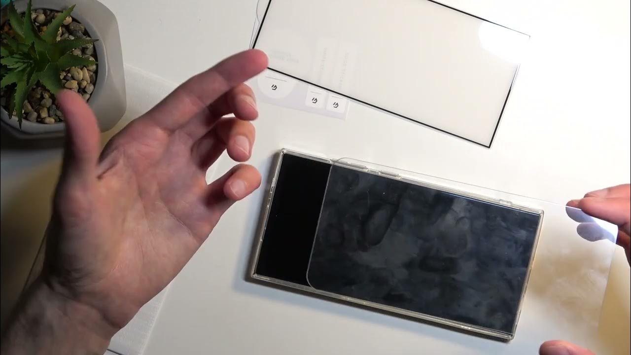 Video thumbnail for How to Install Tempered Glass in Samsung Galaxy S24 Ultra – Apply Screen Protection