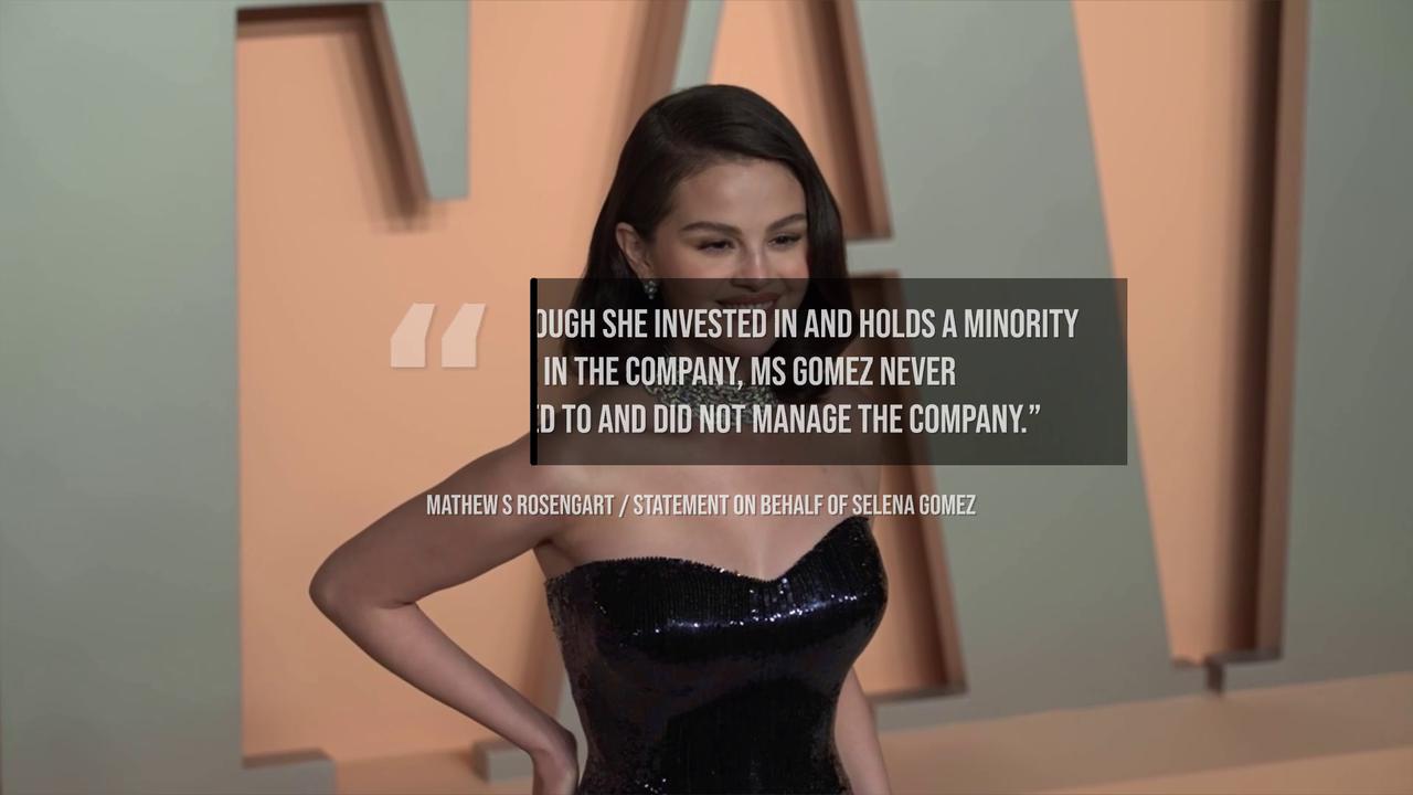 Video thumbnail for Selena Gomez files to dismiss 'completely meritless' fraud lawsuit.