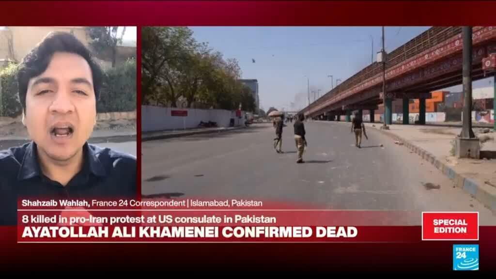 Video thumbnail for At least 9 killed as protesters storm US Consulate in Pakistan