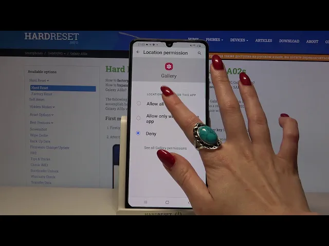 Video thumbnail for How to Manage Apps Permissions in Samsung Galaxy A02s?