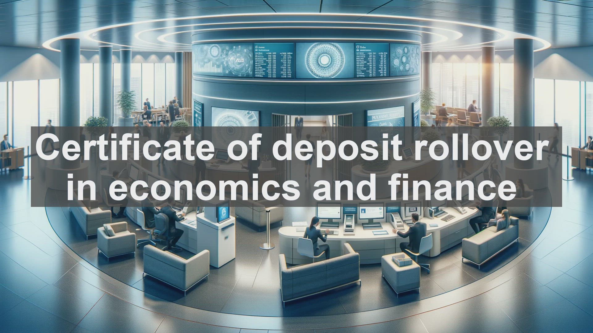 'Video thumbnail for Certificate of deposit rollover in economics and finance'