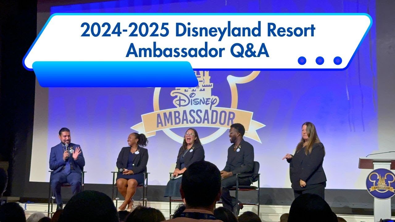 'Video thumbnail for Meet the 2024-2025 Disneyland Resort AmbassadorTeam Q&A 4K'