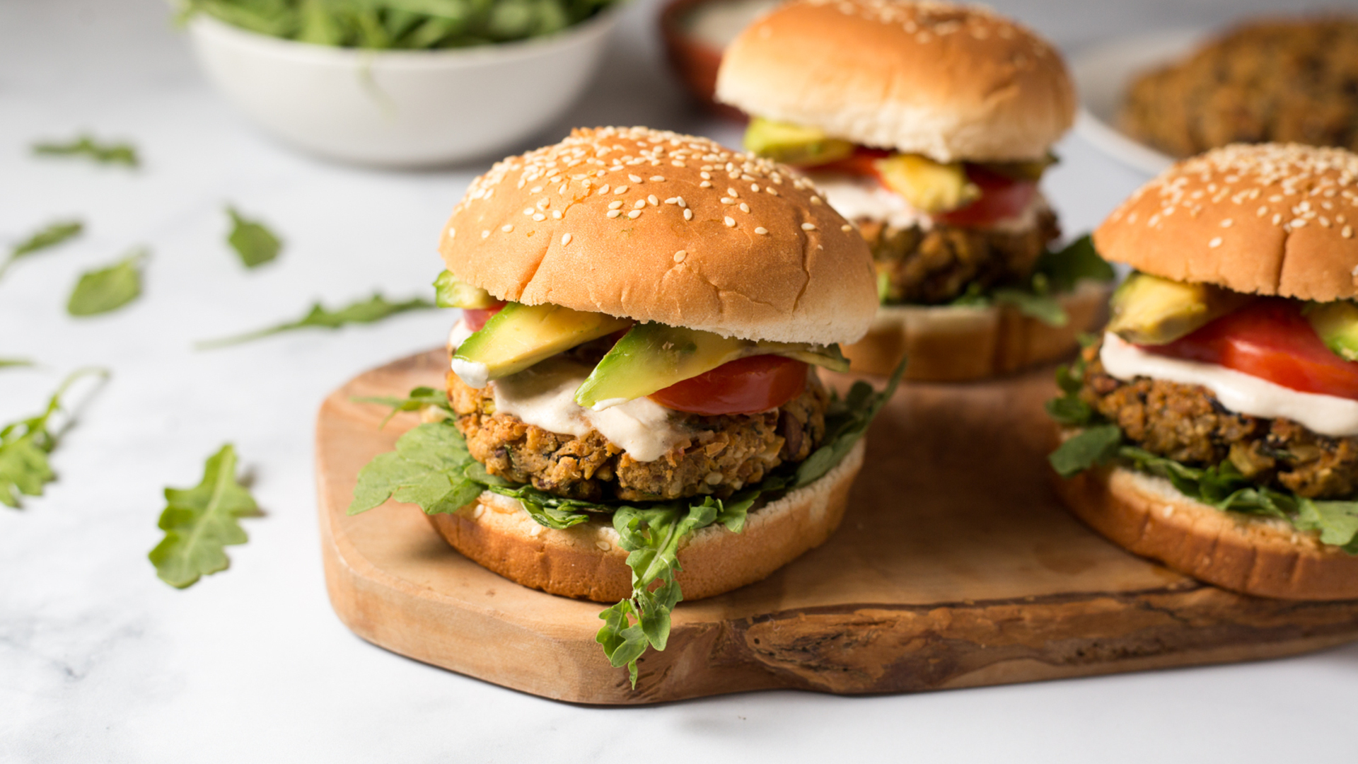 Video thumbnail for Wild Rice Veggie Burger Recipe