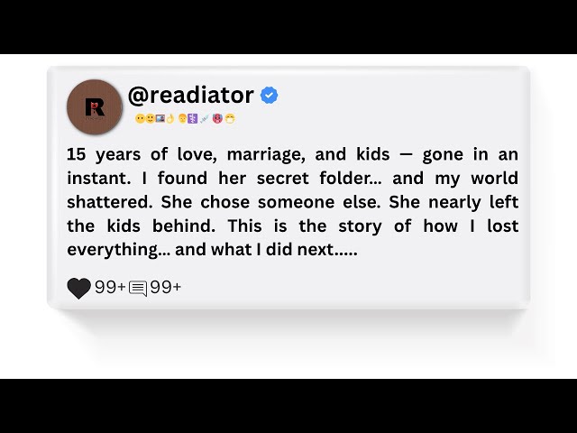 Video thumbnail for She Didn’t Say Goodbye to the Kids – The Divorce That Broke Me | Readiator