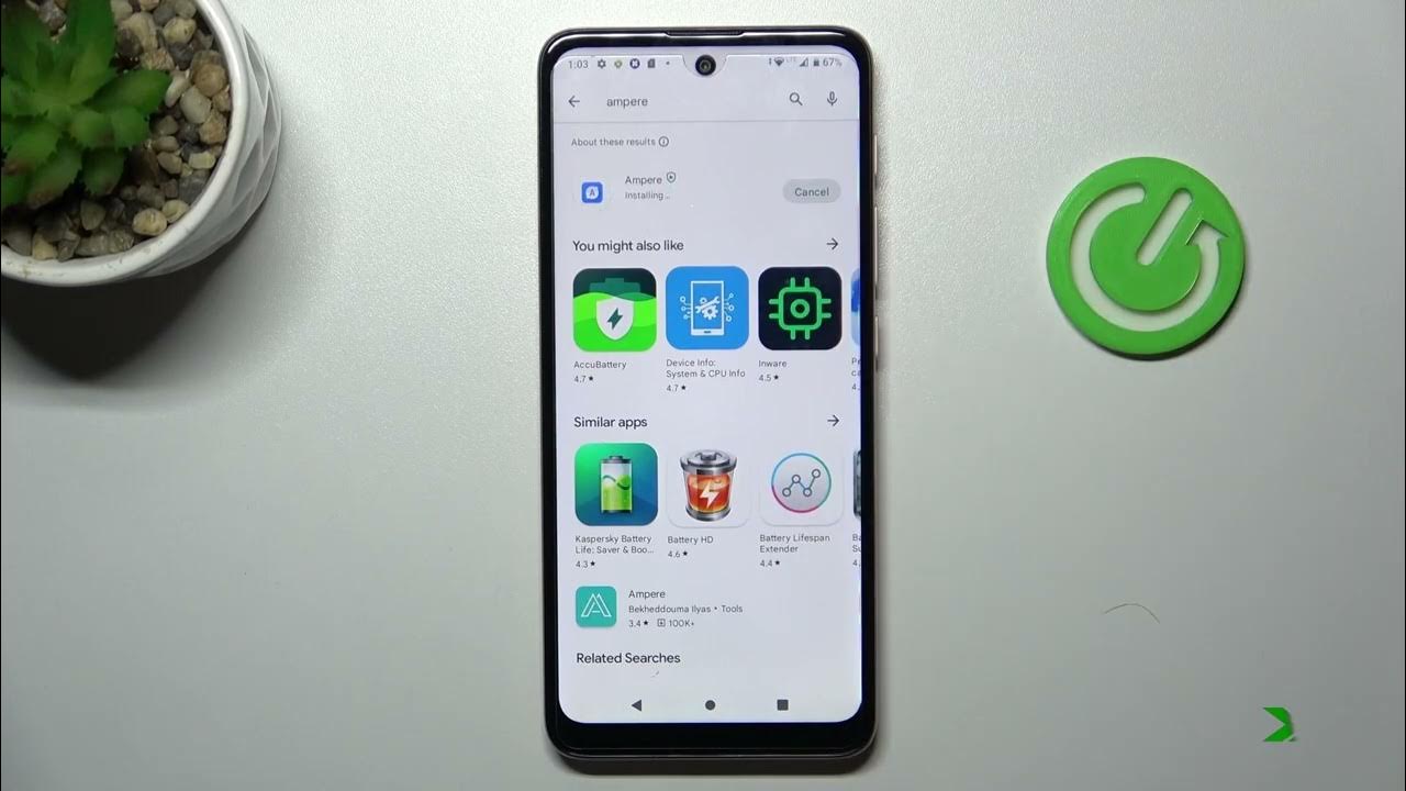 Video thumbnail for How to Check the Battery Health on the MOTOROLA Moto E40 - Ampere App