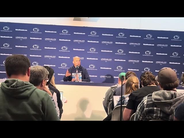 Video thumbnail for Penn State football: James Franklin 2024 Blue-White Game Press Conference