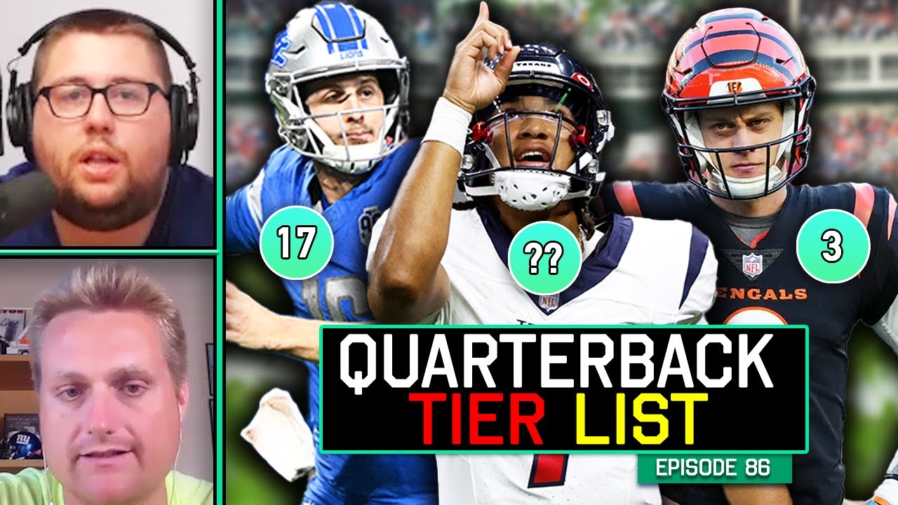 Video thumbnail for We did a QUARTERBACK TIER LIST