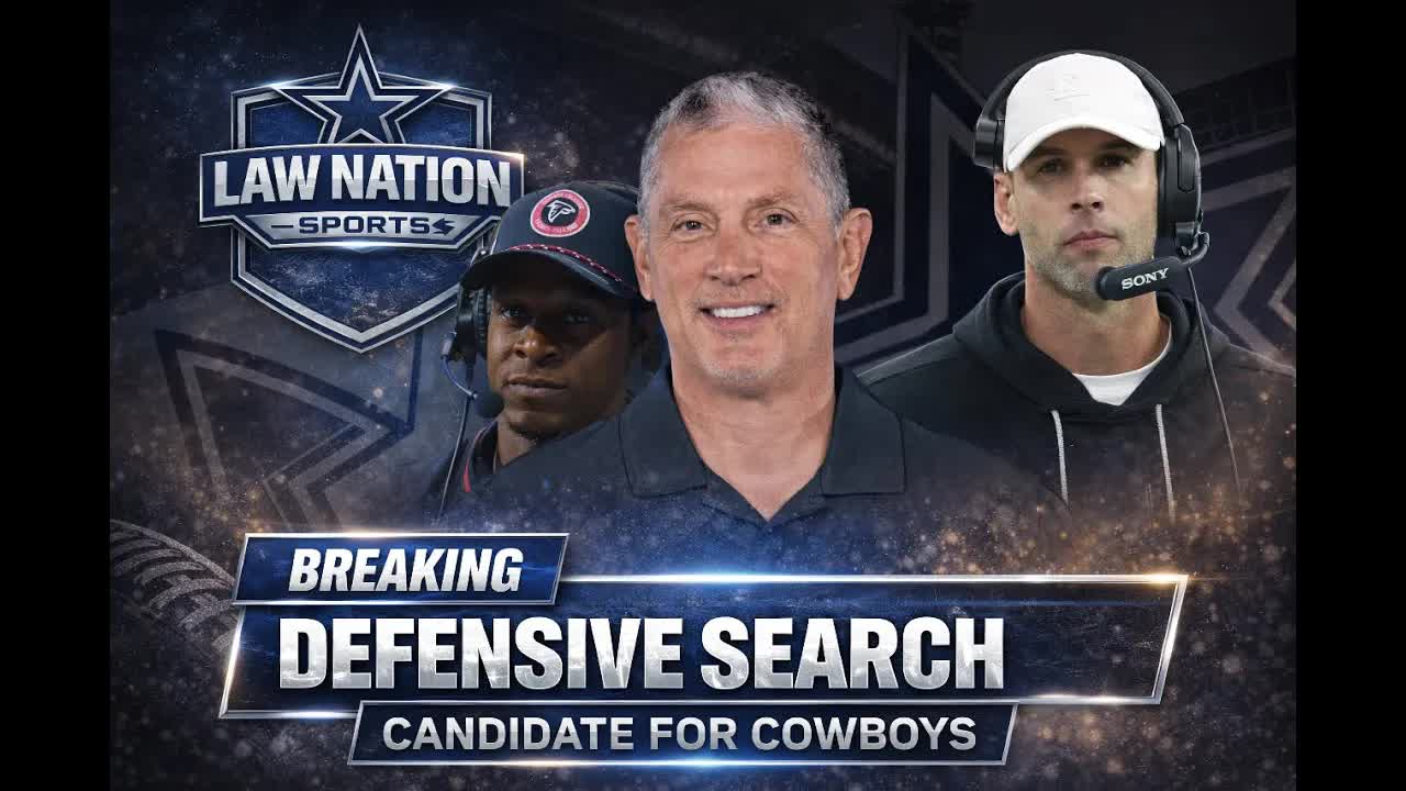 Video thumbnail for law nation sports: cowboys defensive coordinator search: raheem morris, jim schwartz, and more!