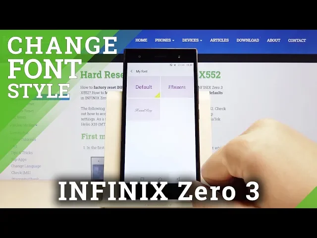Video thumbnail for How to Change Font Style in INFINIX Zero 3 – Set Up Font Style
