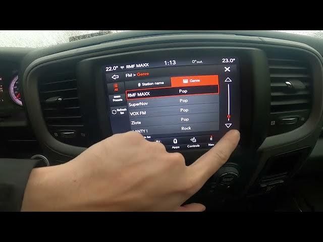 Video thumbnail for How to Search for PTY Channels in Car Radio in Dodge Ram 1500 II ( 2019 - now )