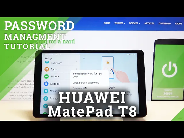 Video thumbnail for How to Lock Apps in HUAWEI MatePad T8 – Create App Lock