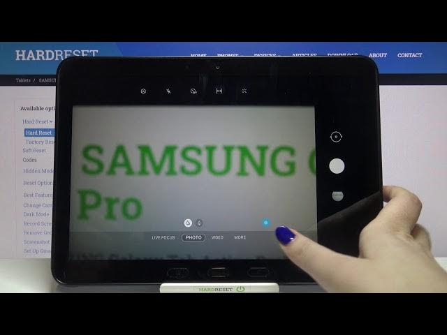Video thumbnail for How to Change Volume Buttons Function in SAMSUNG Galaxy Tab Active Pro - Camera Settings