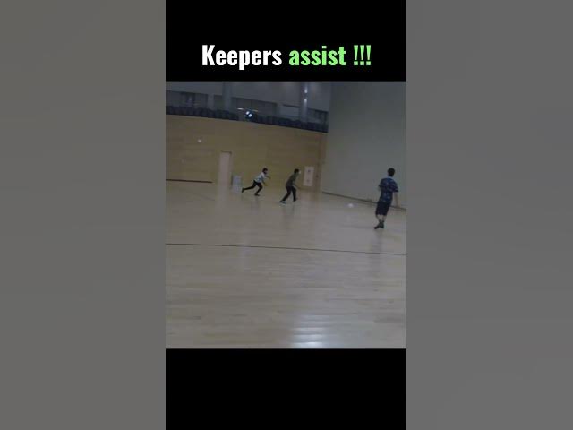 Video thumbnail for The goal keeper got an ASSIST !!!