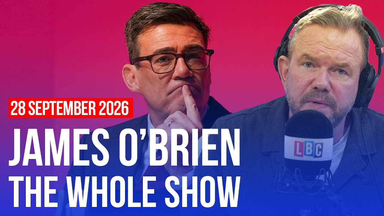 Video thumbnail for Can Andy Burnham really pull this one off? | James O'Brien - The Whole Show