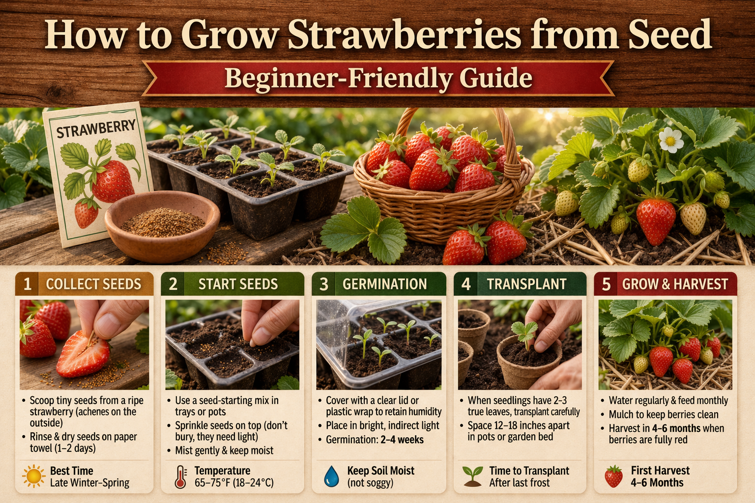 Video thumbnail for How to Grow Strawberries From Seed | Beginner Friendly Guide