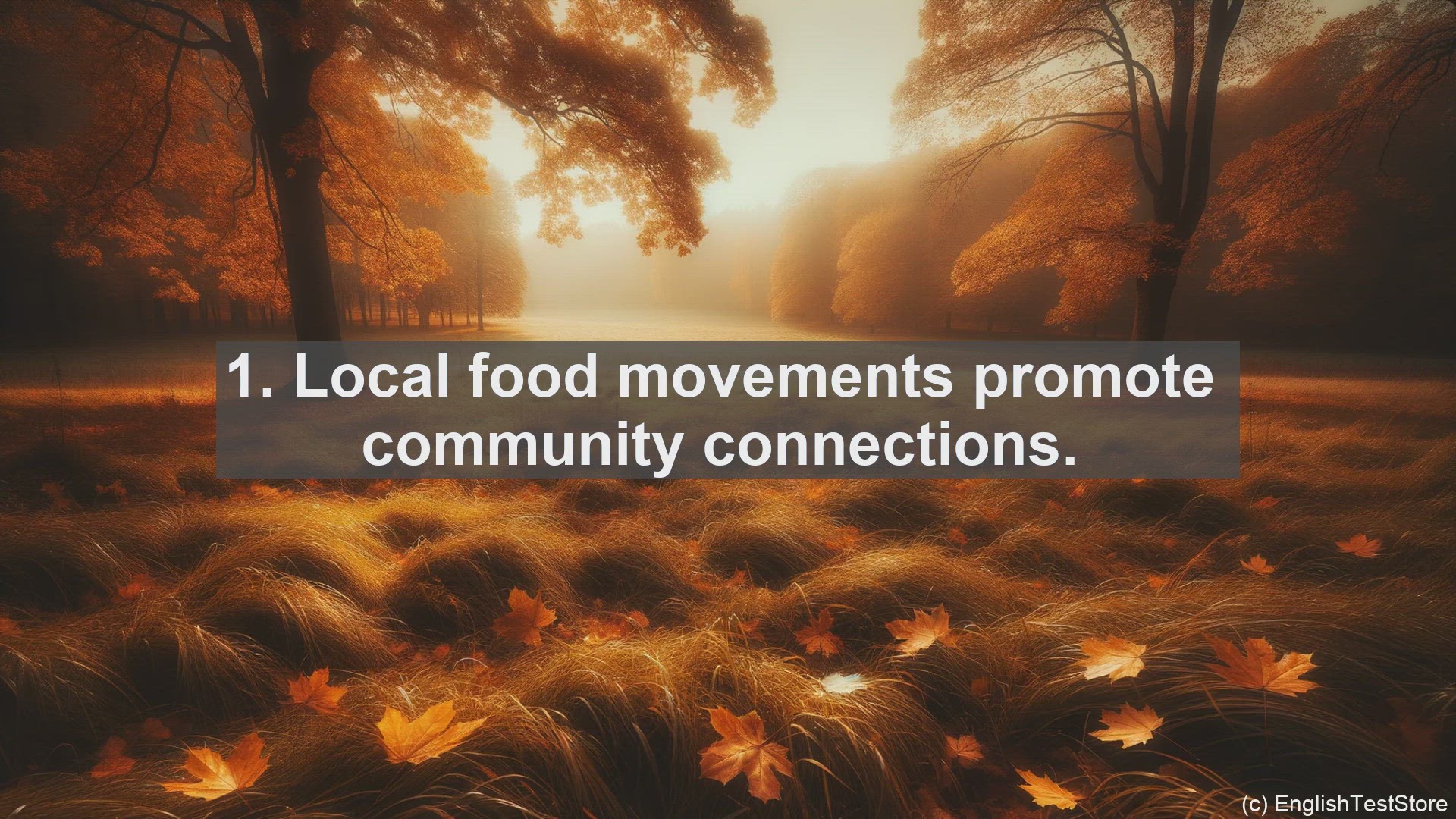 'Video thumbnail for Top 10 Sentences for Understanding Local Food Movements'