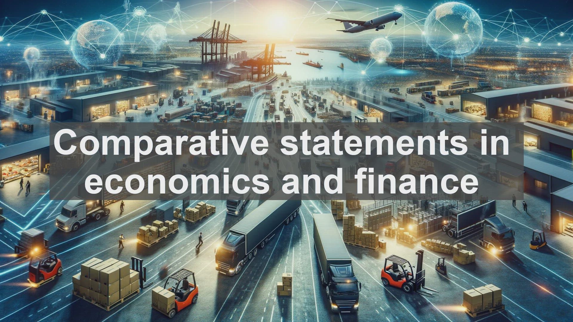 'Video thumbnail for Comparative statements in economics and finance'